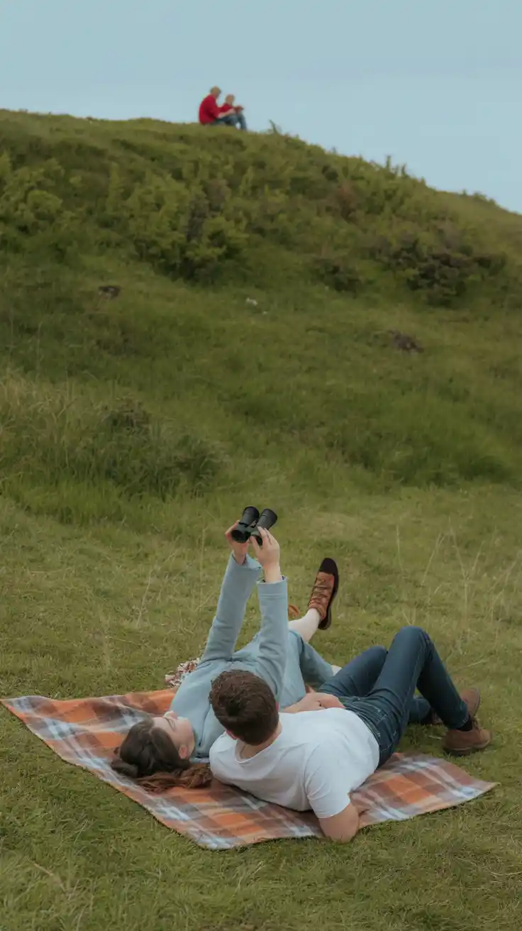 Young Lovers Embrace