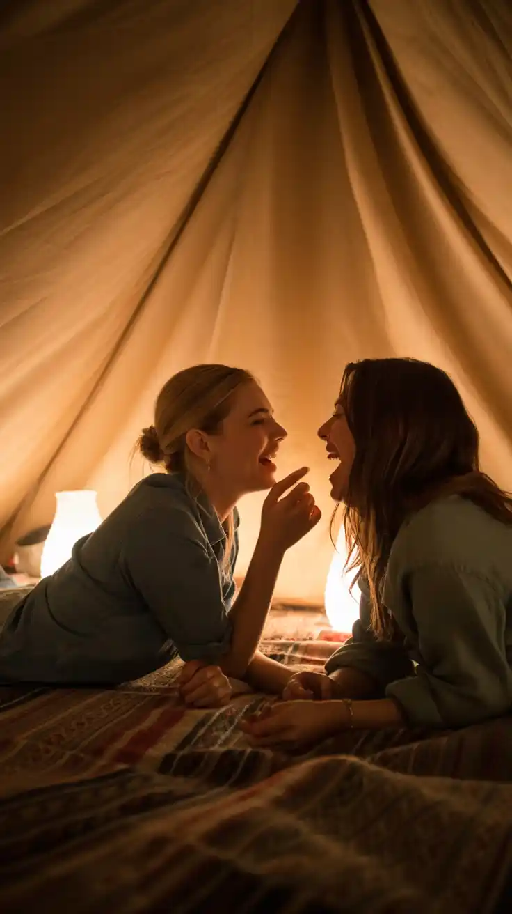 Two Ladies Sharing Their Secrets