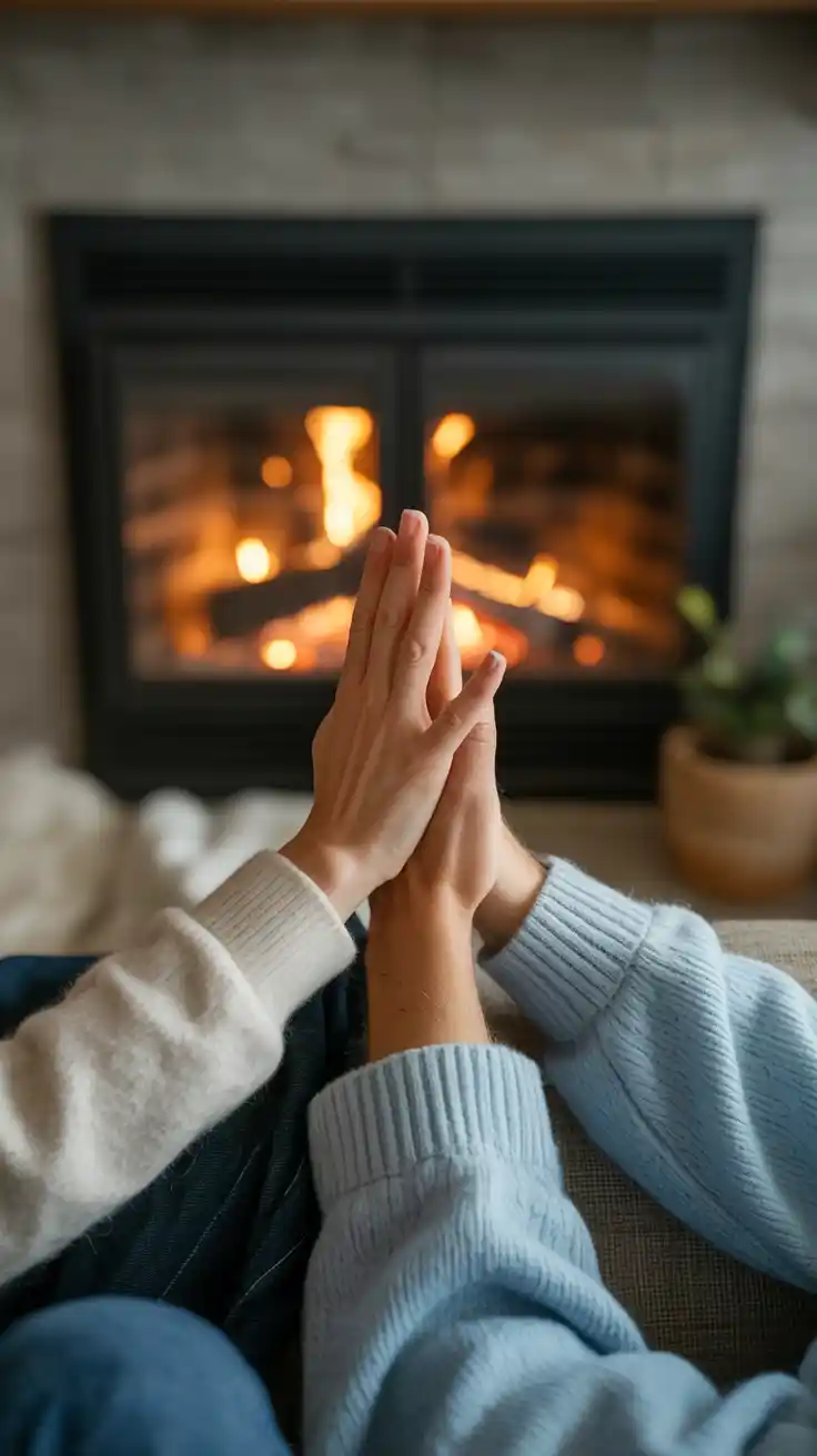 Playing With Fire In Winter